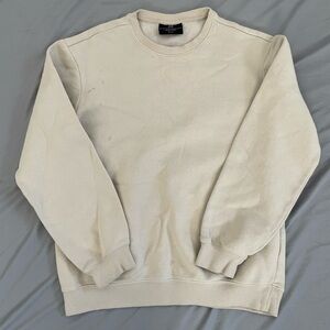 small cream H&M crewneck